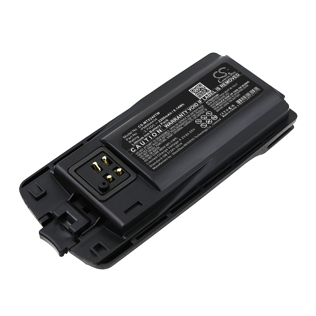 Batería de radio de dos vías Motorola CS-MTX240TW