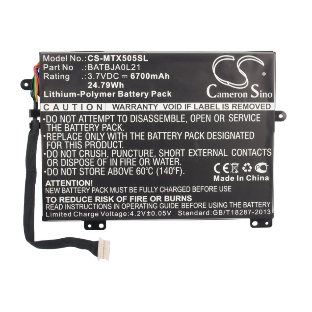 Batería de la tableta Motorola CS-MTX505SL