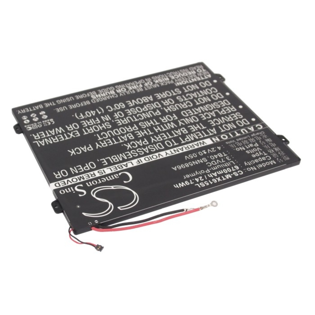 Batería de la tableta Motorola CS-MTX615SL