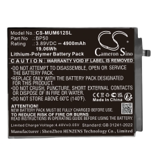 Reemplazo de batería compatible para Xiaomi BP50