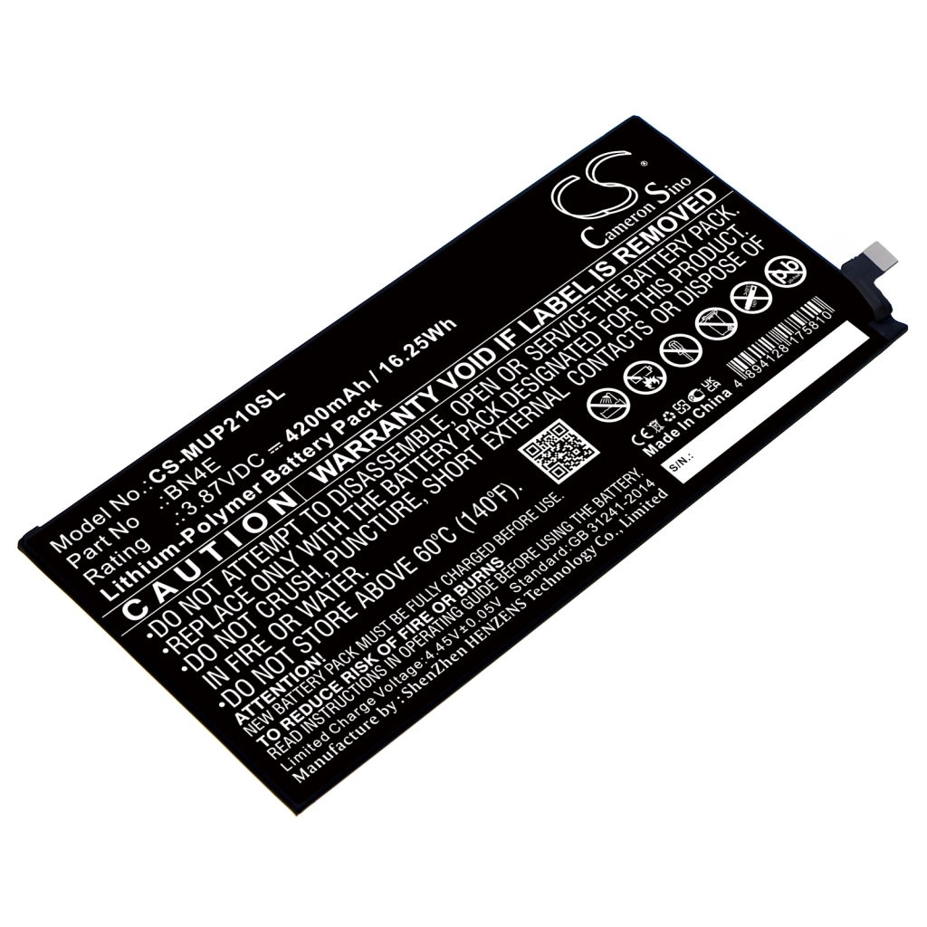 Batería de la tableta Xiaomi CS-MUP210SL