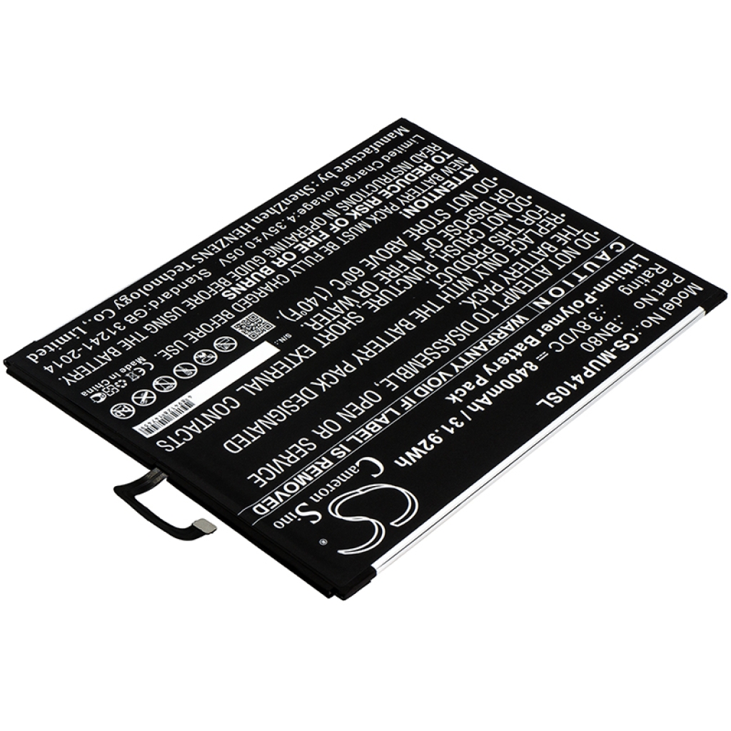 Batería de la tableta Xiaomi CS-MUP410SL