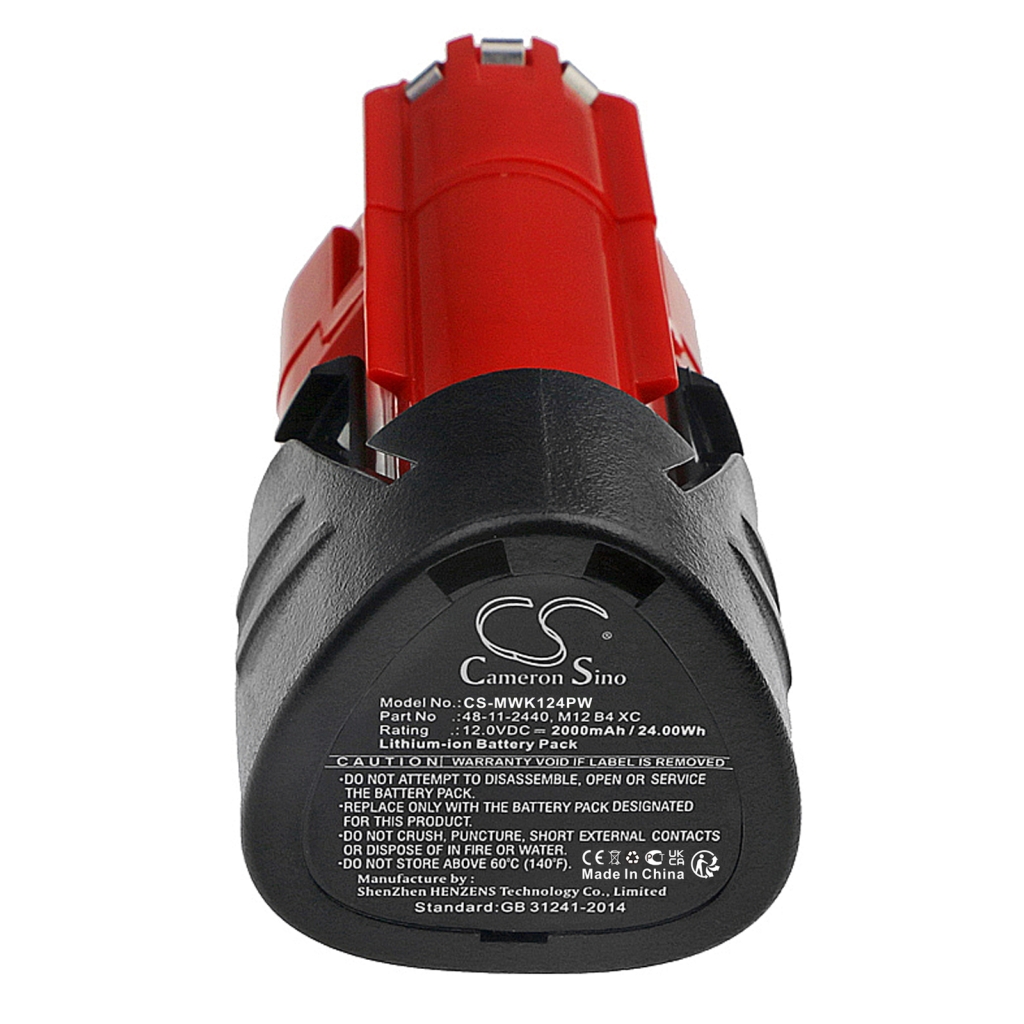 Batería industrial Milwaukee M12 JSSP-0