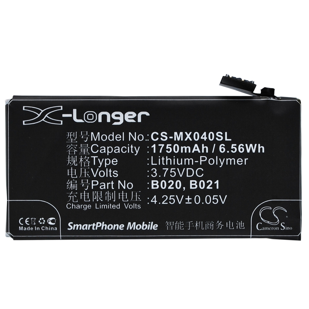 Batería del teléfono móvil MeiZu CS-MX040SL
