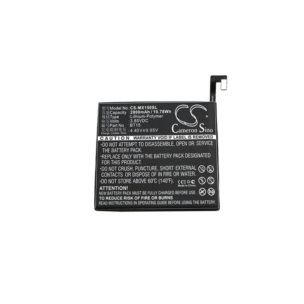 Batería del teléfono móvil MeiZu CS-MX150SL