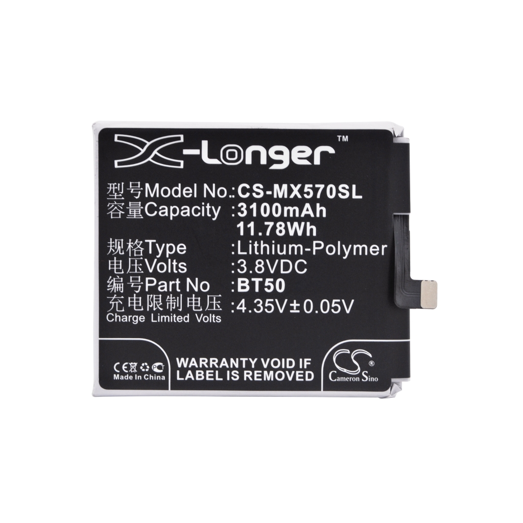 Batería del teléfono móvil MeiZu CS-MX570SL