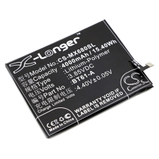 Reemplazo de batería compatible para MeiZu BT61-A