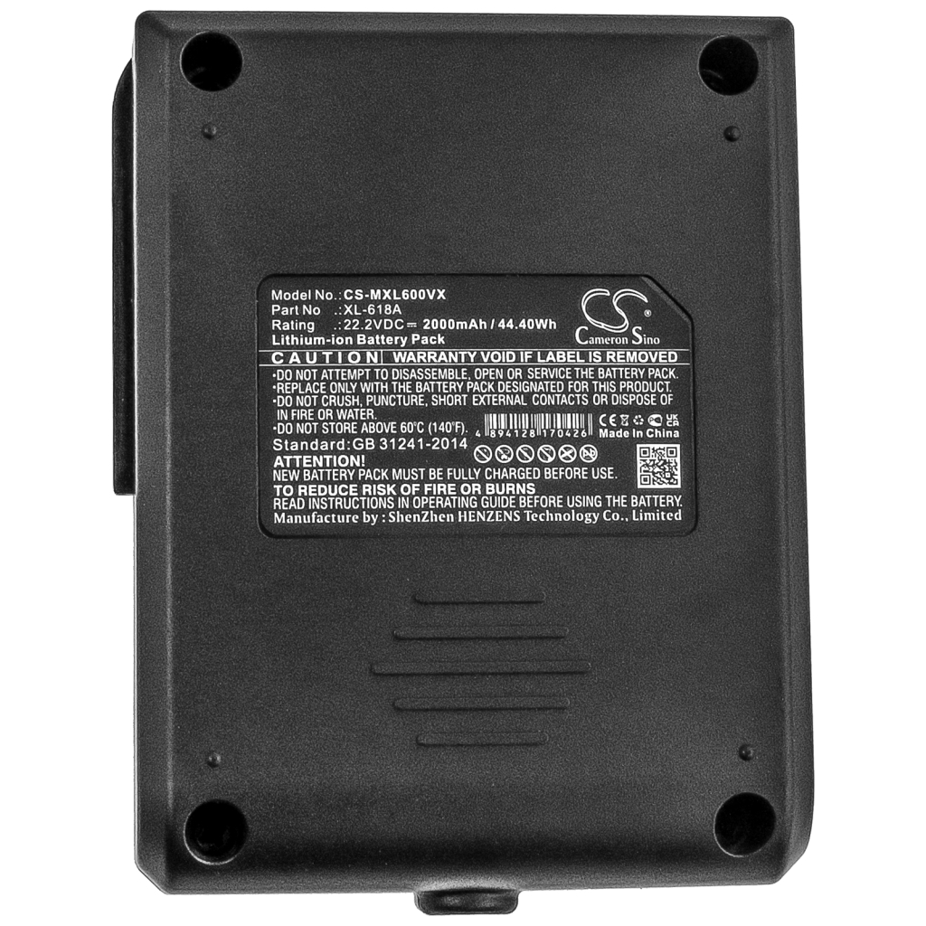 Batería de vacío Moosoo CS-MXL600VX