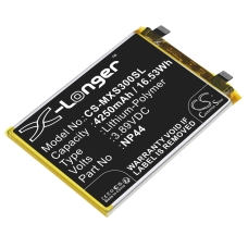 Reemplazo de batería compatible para Motorola NP44