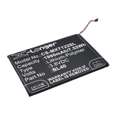 Reemplazo de batería compatible para Motorola BL40