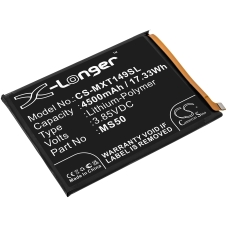 Reemplazo de batería compatible para Motorola MS50,SB18D09927