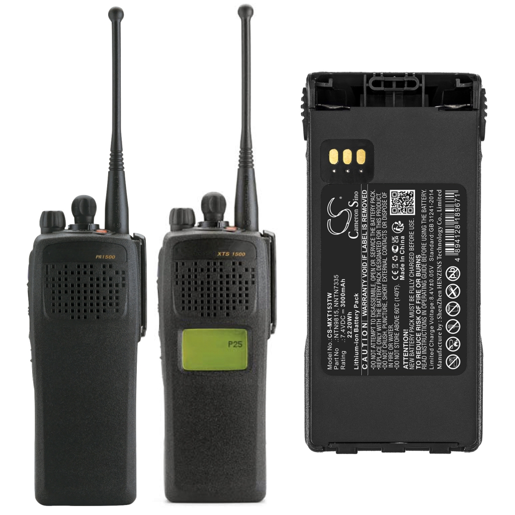 Batería de radio de dos vías Motorola Radius P25