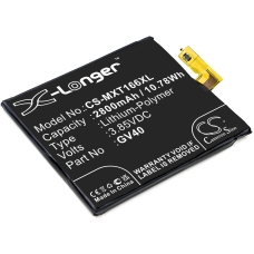 Reemplazo de batería compatible para Motorola GV40,SNN5968A
