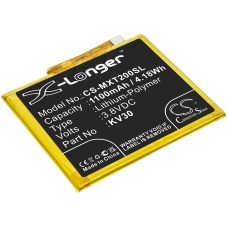 Reemplazo de batería compatible para Motorola KV30,SB18C40007