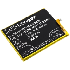 Reemplazo de batería compatible para Motorola KX50