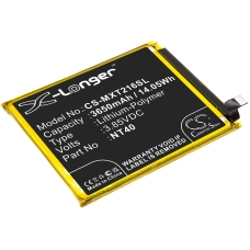 Reemplazo de batería compatible para Motorola NT40