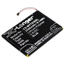 Reemplazo de batería compatible para Motorola EL40,SNN5944A