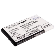 Reemplazo de batería compatible para Motorola BF6X,SNN5885,SNN5885A