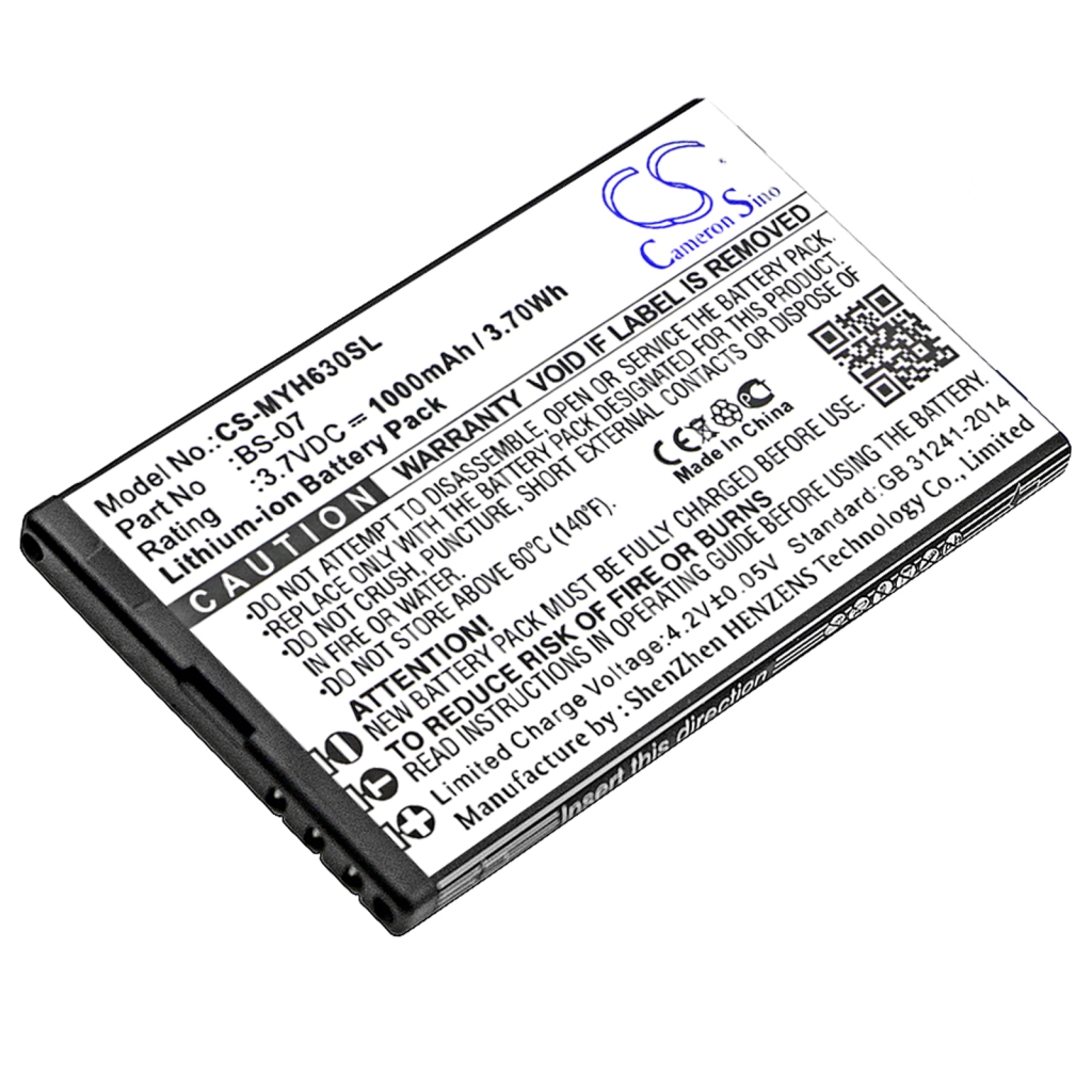 Batería del teléfono móvil Myphone CS-MYH630SL