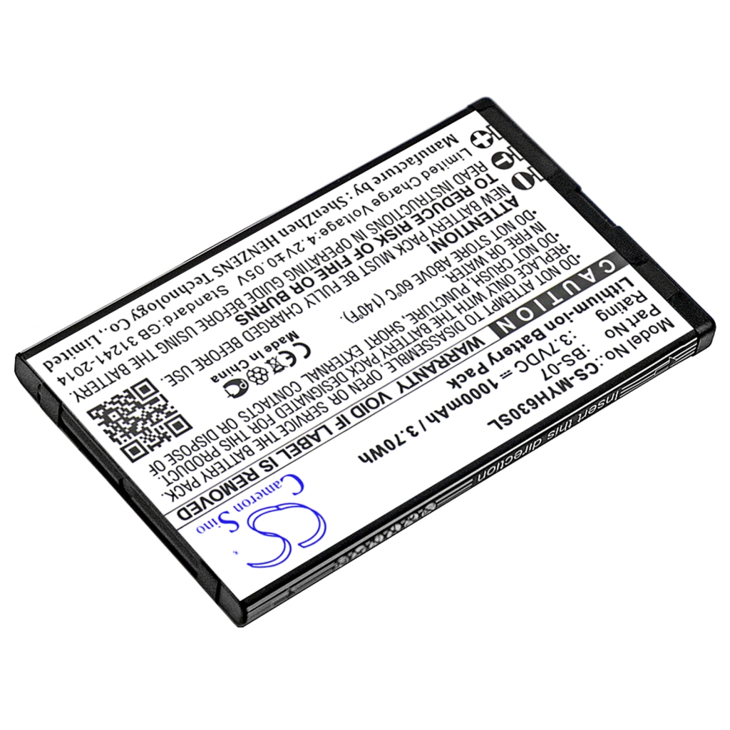 Batería del teléfono móvil Myphone CS-MYH630SL