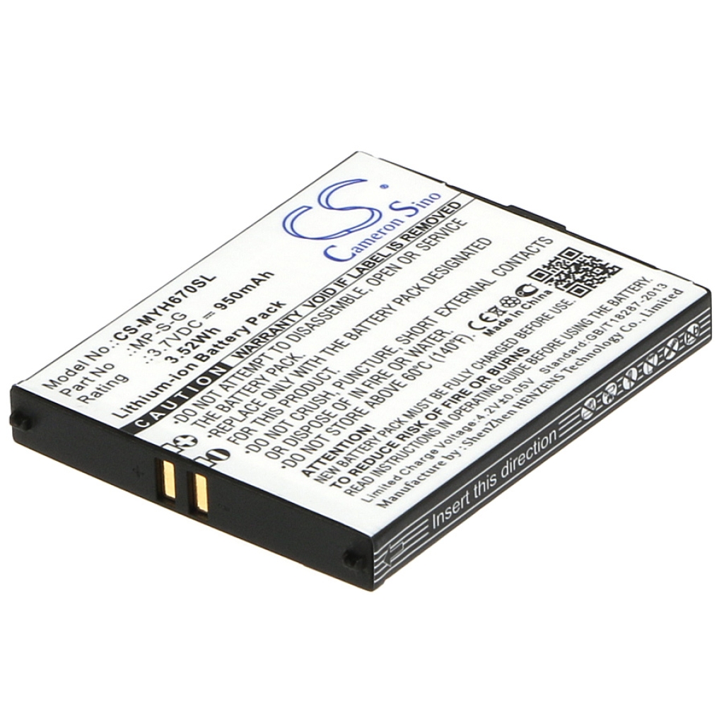 Batería del teléfono móvil Myphone CS-MYH670SL
