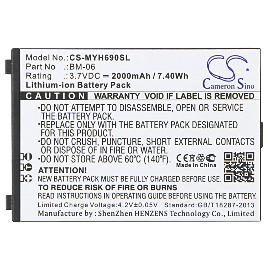 Batería del teléfono móvil Myphone CS-MYH690SL