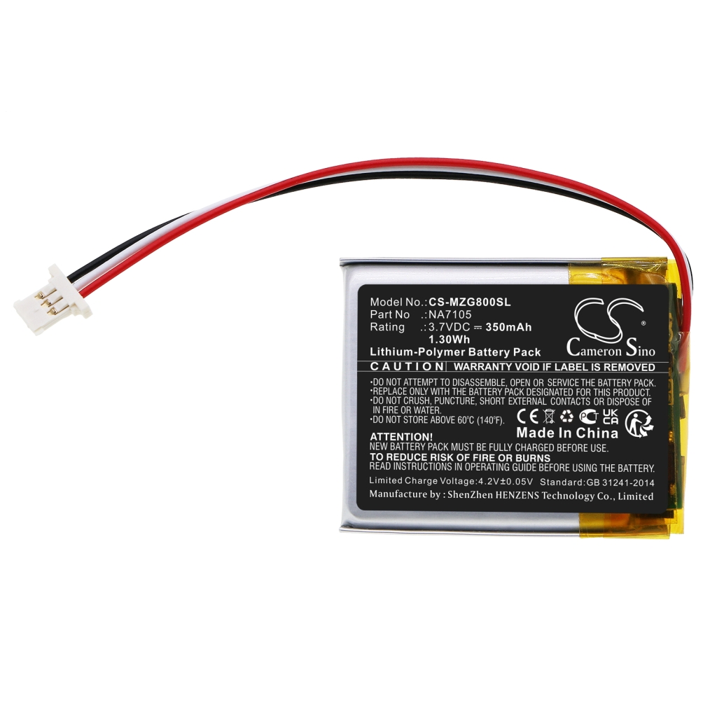 Batería del mando a distancia Mgi CS-MZG800SL