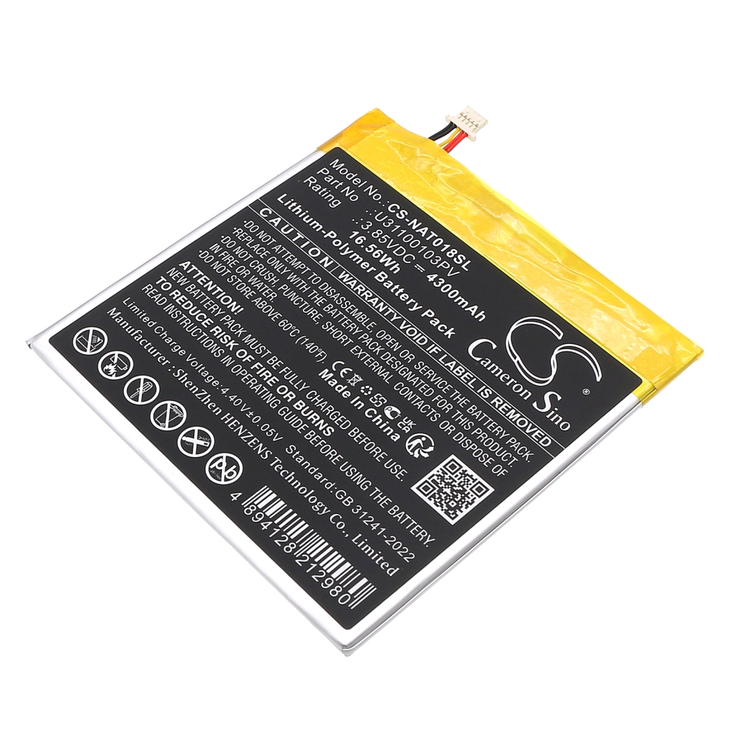 Batería de la tableta Onn CS-NAT018SL