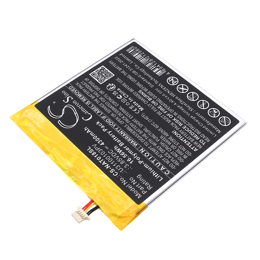 Batería de la tableta Onn CS-NAT018SL
