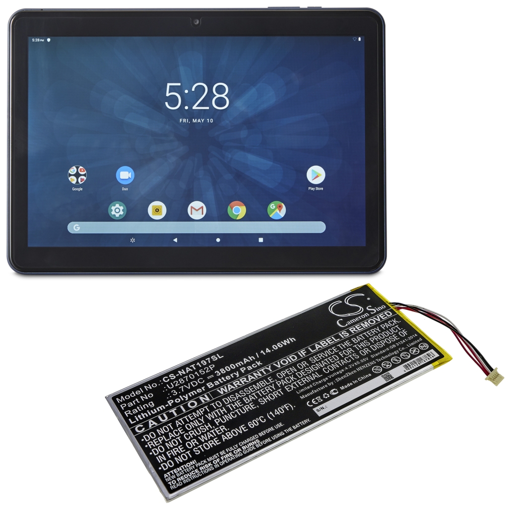 Batería de la tableta Onn CS-NAT197SL