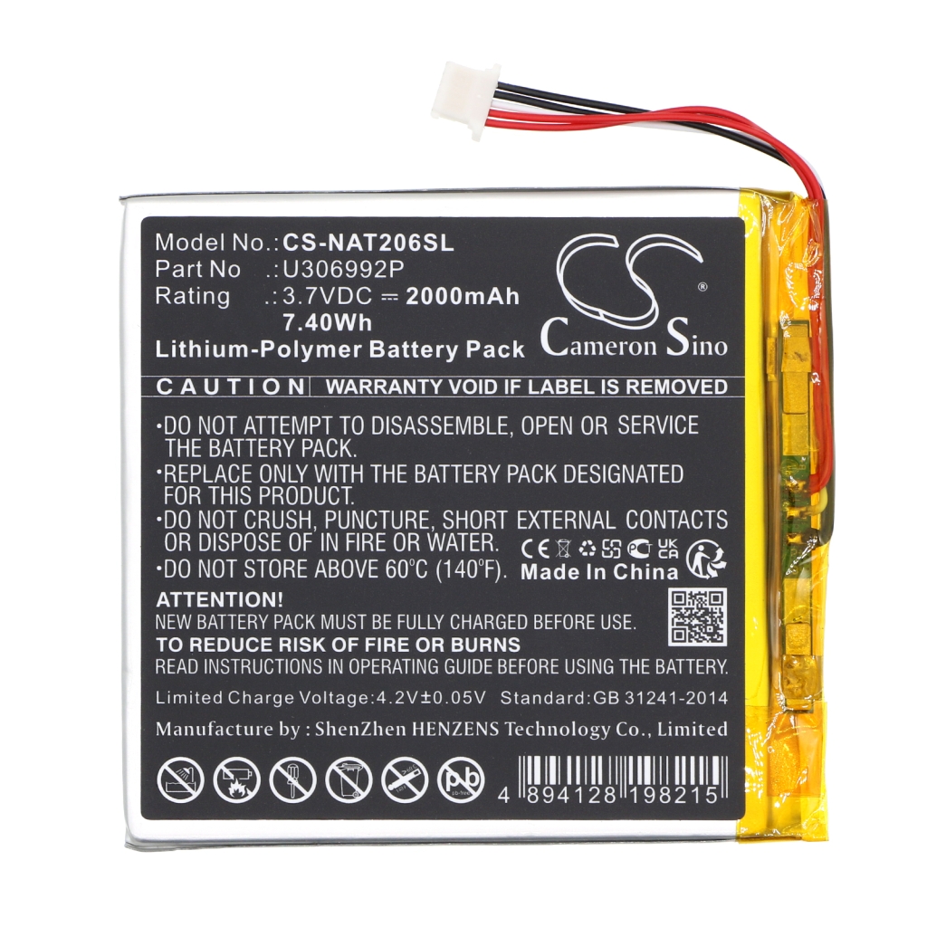 Batería de la tableta Onn CS-NAT206SL