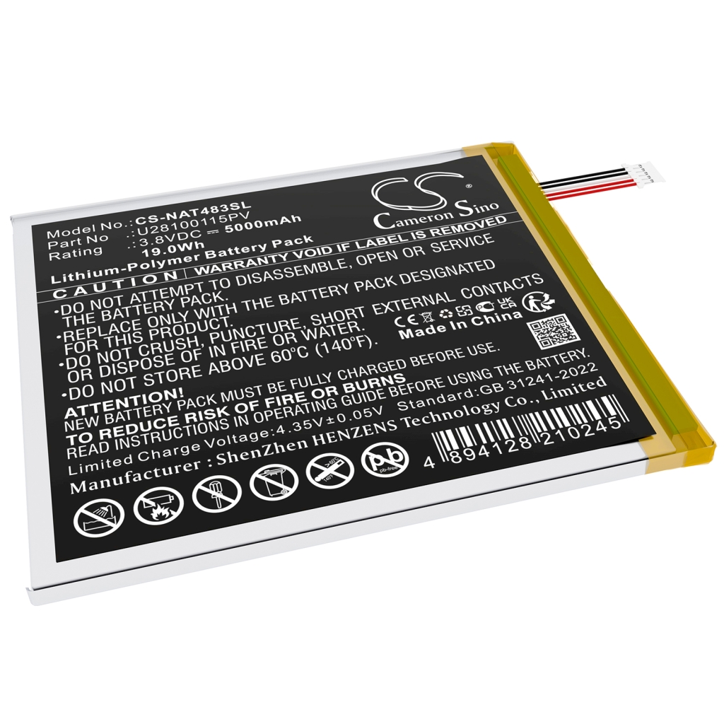 Batería de la tableta Onn CS-NAT483SL