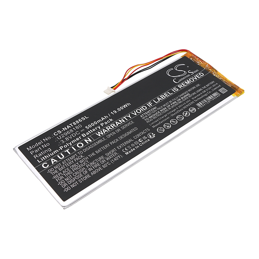 Batería de la tableta Onn CS-NAT886SL