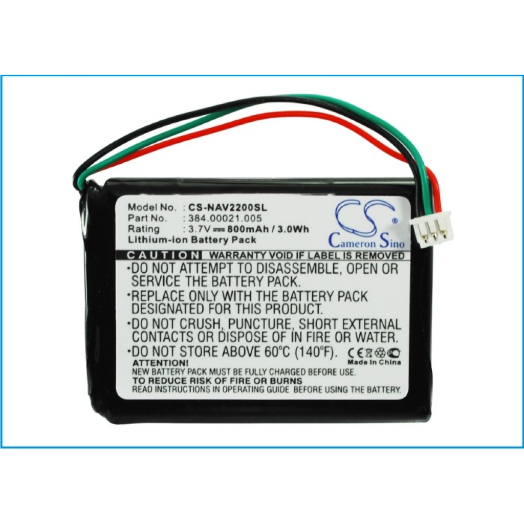 GPS, Batería del Navegador Navigon CS-NAV2200SL
