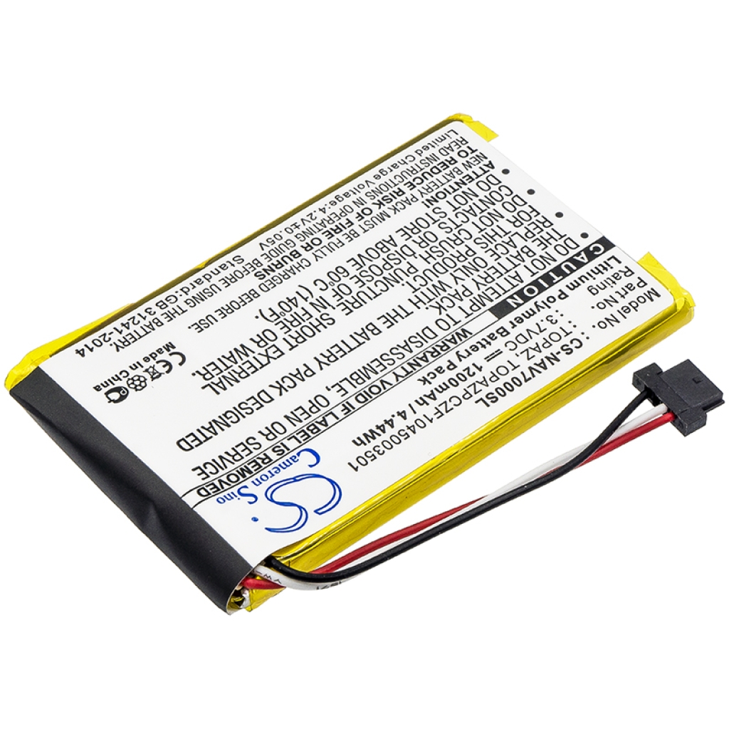 GPS, Batería del Navegador Navigon CS-NAV7000SL