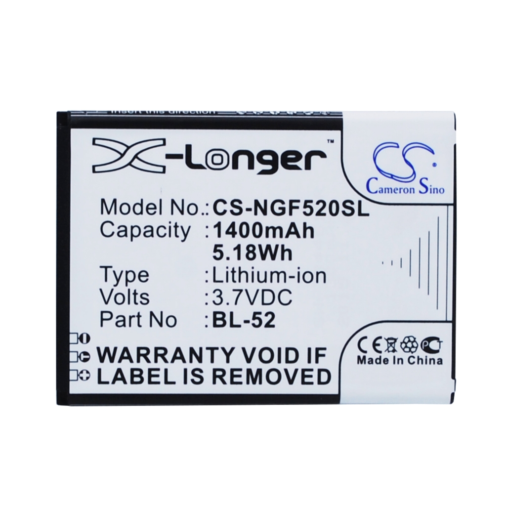 Batería del teléfono móvil Ngm CS-NGF520SL