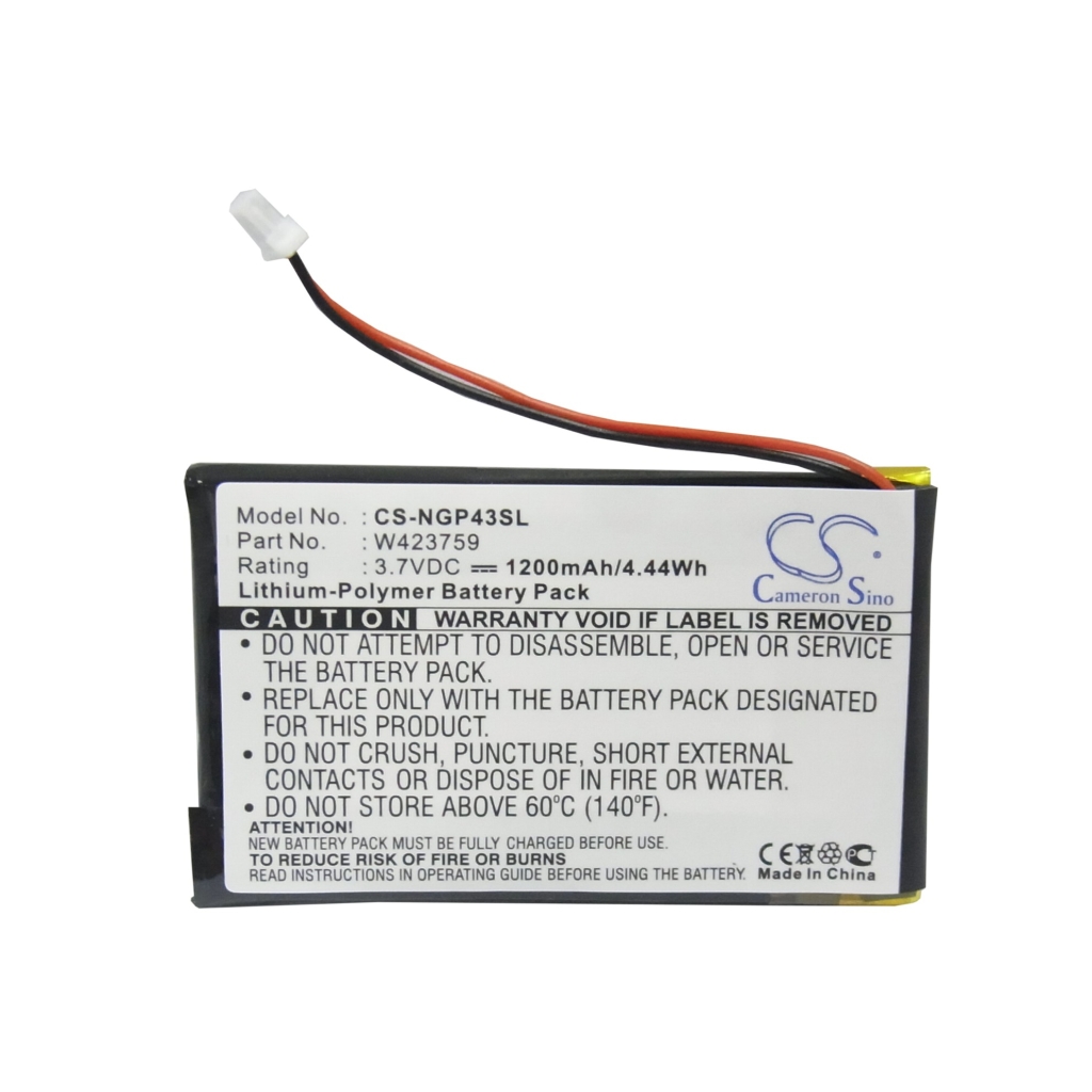 GPS, Batería del Navegador NavGear CS-NGP43SL