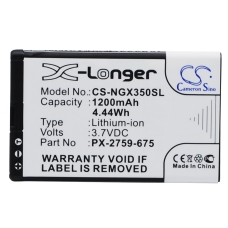 Reemplazo de batería compatible para NavGear PX-2759-675