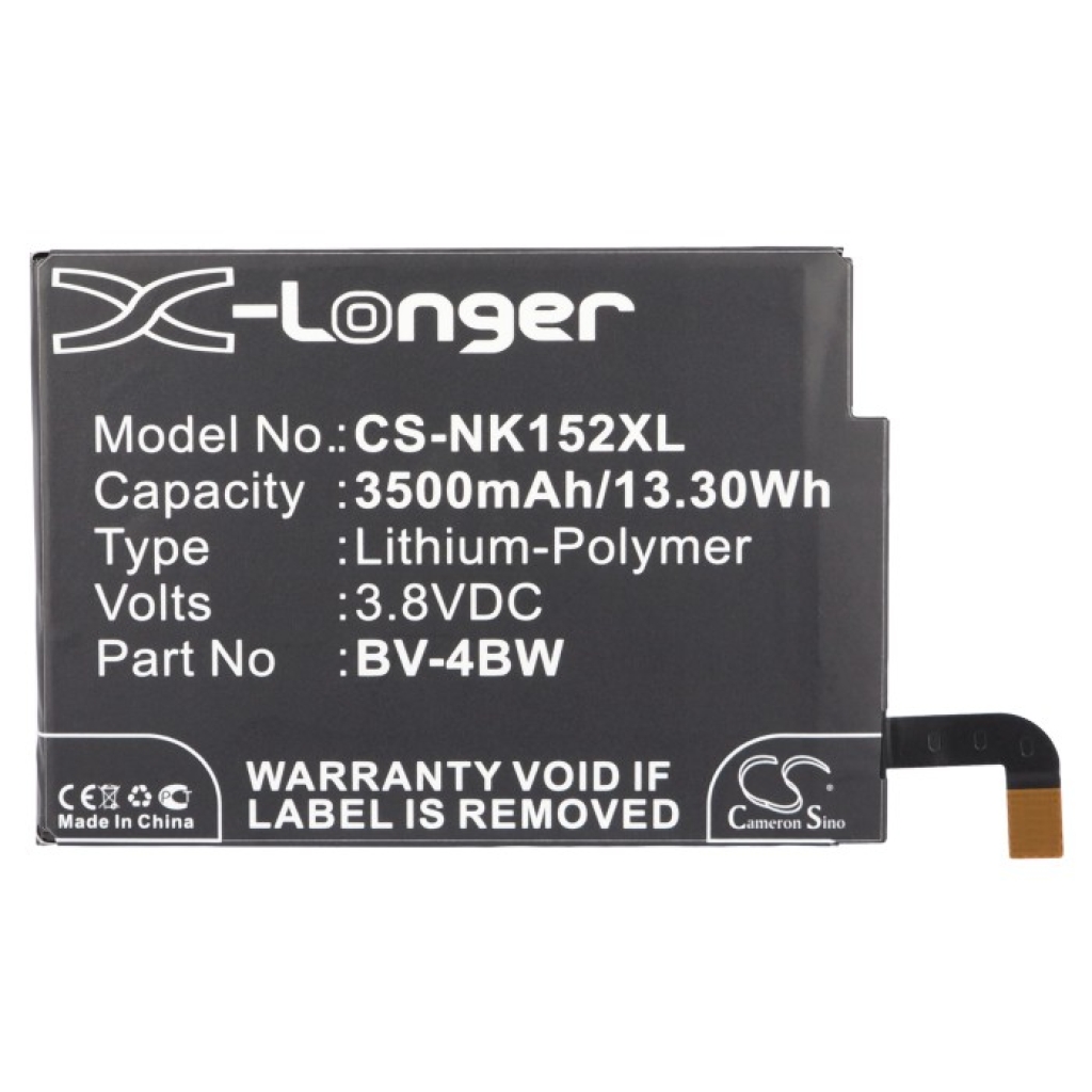 Batería del teléfono móvil Nokia CS-NK152XL