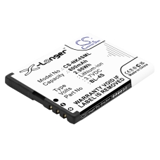 Reemplazo de batería compatible para Nokia BL-4S