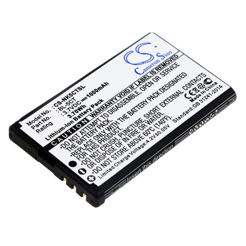 Batería del teléfono móvil Nokia C5-00