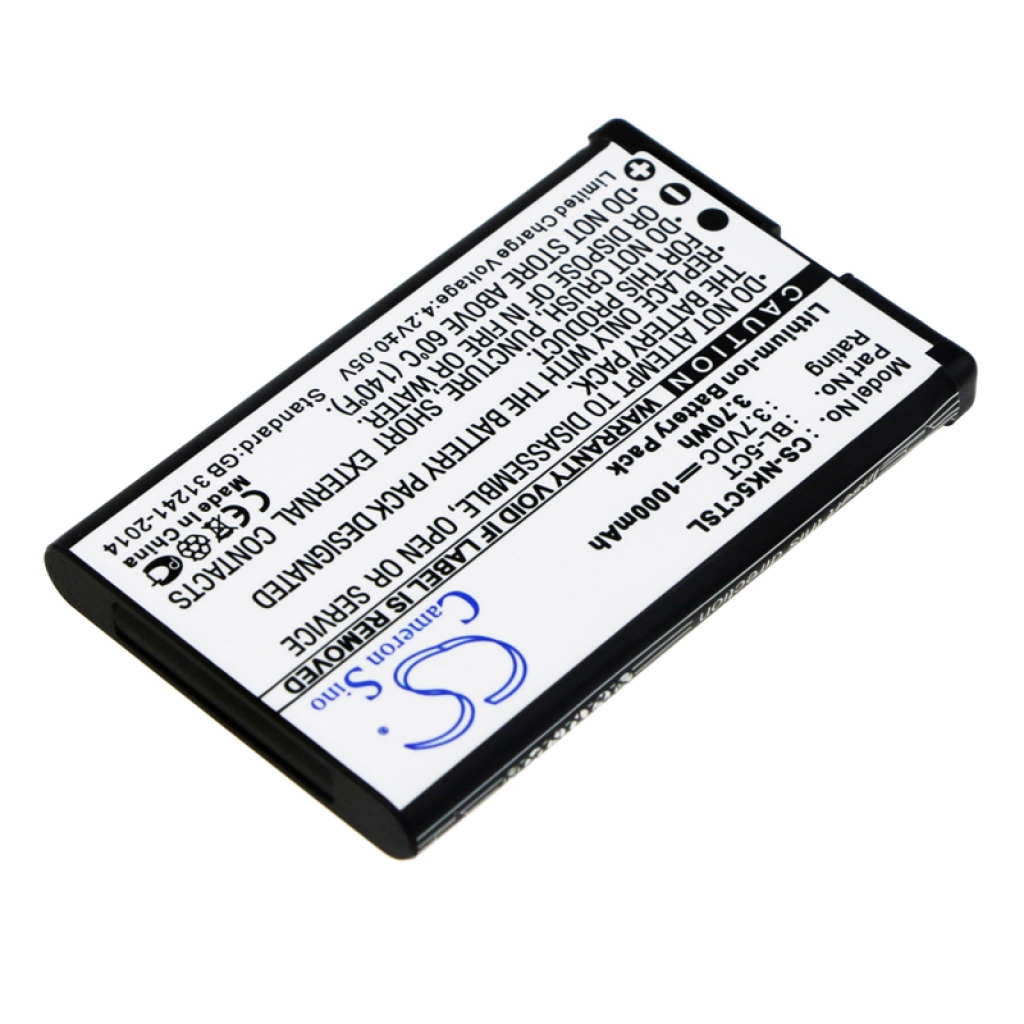 Batería del teléfono móvil Nokia C5-00
