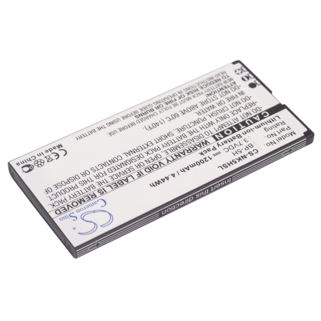Batería del teléfono móvil Nokia CS-NK5HSL