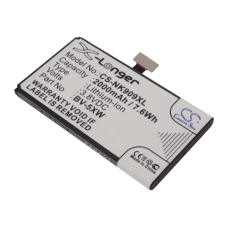 Reemplazo de batería compatible para Nokia BV-5XW
