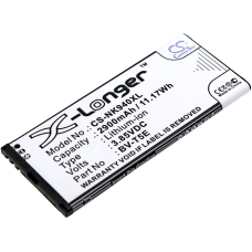 Reemplazo de batería compatible para Nokia BV-T5E