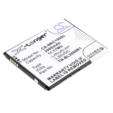 Reemplazo de batería compatible para Nokia TN-BL3000R1