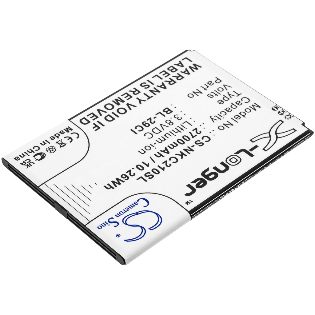 Batería del teléfono móvil Nokia CS-NKC210SL