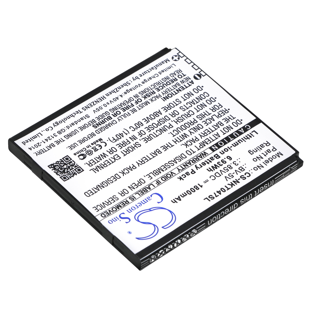 Batería del teléfono móvil Nokia CS-NKT047SL