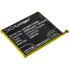 Reemplazo de batería compatible para Nokia HE319,HE330