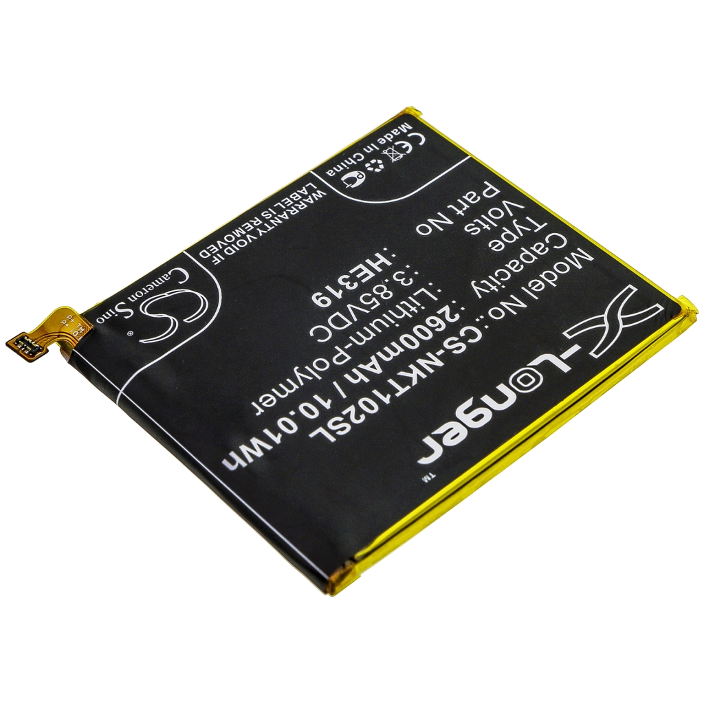Batería del teléfono móvil Nokia CS-NKT102SL